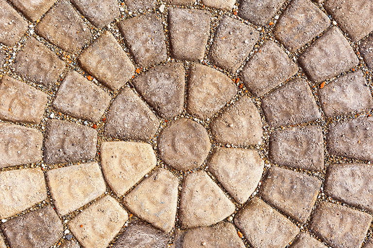 Hardscape Pavers Circle Pattern | Difference Between Hardscapes and Softscapes | Hittle Landscaping