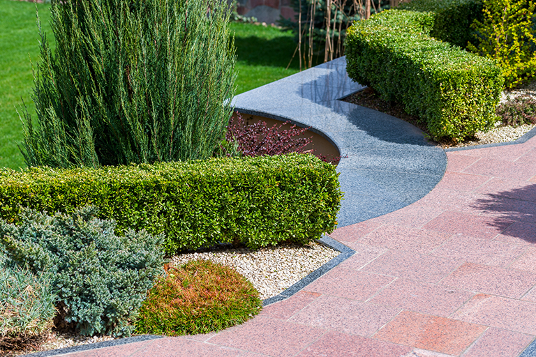 Mixture of hardscapes and softscapes | 4 Tips for Stylish Garden Landscape Design | Hittle Landscaping